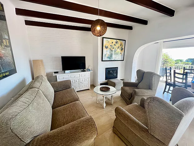 Maison moderne en location avec vue sur la mer et piscine. (Cala Canyelles-Lloret de Mar)