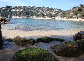 Haus mit herrlichem Blick über die Bucht von Canyelles zum Mieten (Lloret de Mar)