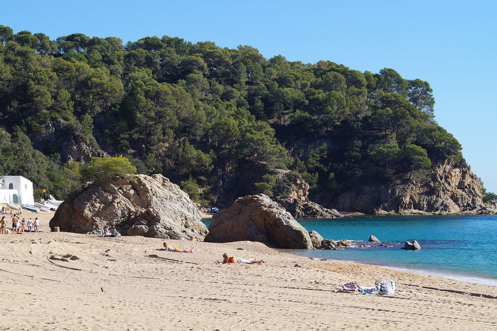 Belle villa avec impressionnante vue sur mer en location a Cala Canyelles.