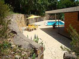 casa en alquiler,piscina privada,en la Playa de canyelles-lloret de mar