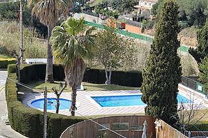 House paired,  with views to the sea in Lloret de mar