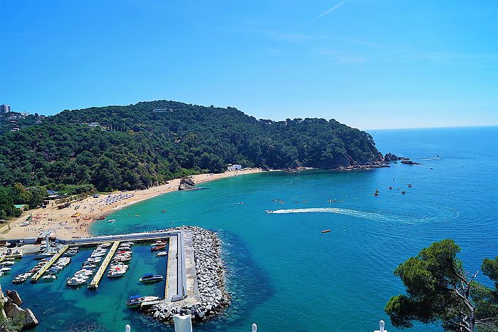 Apartment zur Vermietung mit Meerblick in Cala Canyelles (Lloret de Mar)