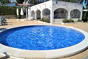 Maison en location avec belle vue sur la mer. (Playa Brava - Tossa de Mar)