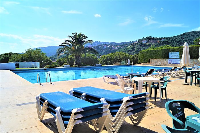 Maison en location avec belle vue sur la mer. (Playa Brava - Tossa de Mar)