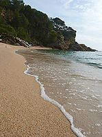 Maison en location avec belle vue sur la mer. (Playa Brava - Tossa de Mar)