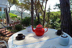 Casa de verano estilo ibicenco en alquiler (Cala Canyelles- Lloret de Mar)