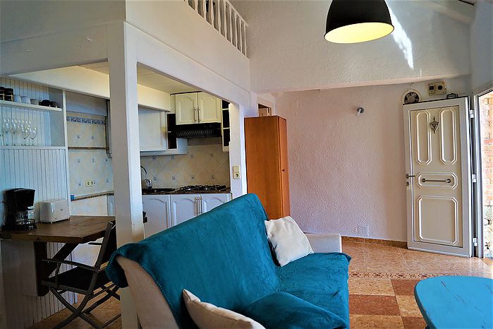 Lovely loft with breathtaking sea views for rent in Cala Canyelles.