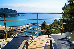 Haus mit herrlichem Blick über die Bucht von Canyelles zum Mieten (Lloret de Mar)