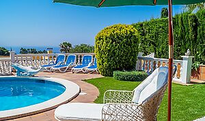 Villa mit privatem Swimmbad und Garten zur Vermietung in Cala Canyelles (Lloret de Mar)