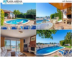 Villa en location avec piscine et jardin privée á Cala Canyelles (Lloret de Mar)