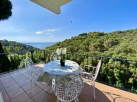 House with sea views to rent , located between Lloret and Tossa de Mar