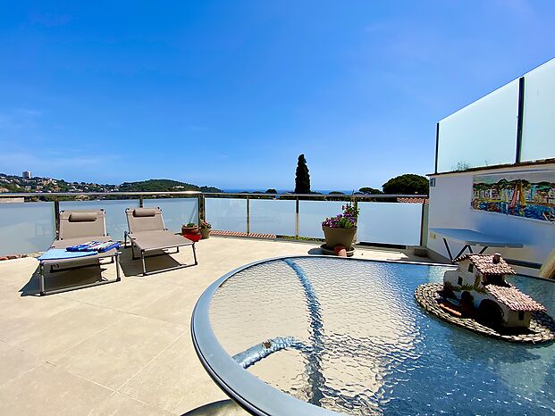 House with beautiful views for rent in Cala Canyelles.