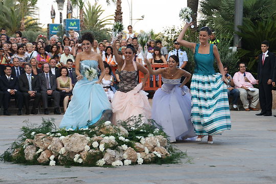 Lloret de Mar feiert ihres Stadtfest &quot;Santa Cristina&quot;. 