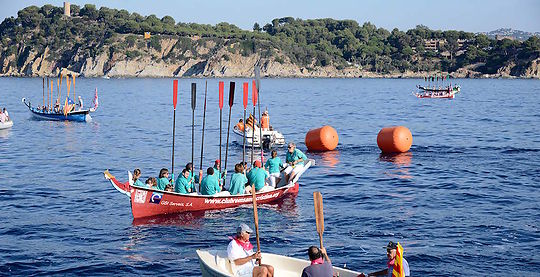 Lloret de Mar feiert ihres Stadtfest &quot;Santa Cristina&quot;. 