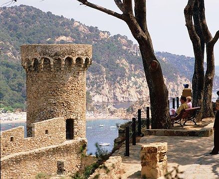 Watchtowers in Tossa de Mar.