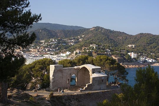 Iglesia Vella de Sant VIcenç en Tossa de mar.